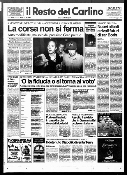 Il Resto del Carlino : giornale dell'Emilia